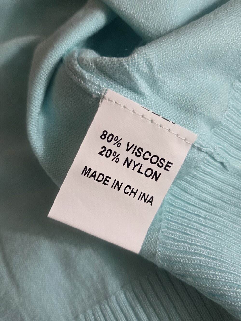 Aamilife Open Front Cardigan Knit Sweater NEW Medium -Mint Green -Quarter Sleeve - Picture 9 of 12